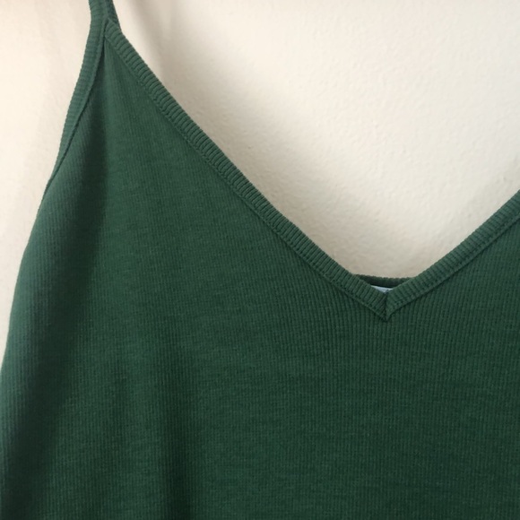 NWOT BP Green Ribbed Thong Bodysuit - Picture 2 of 4